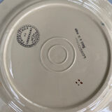 Set of 6 hand-painted Longchamp plates
