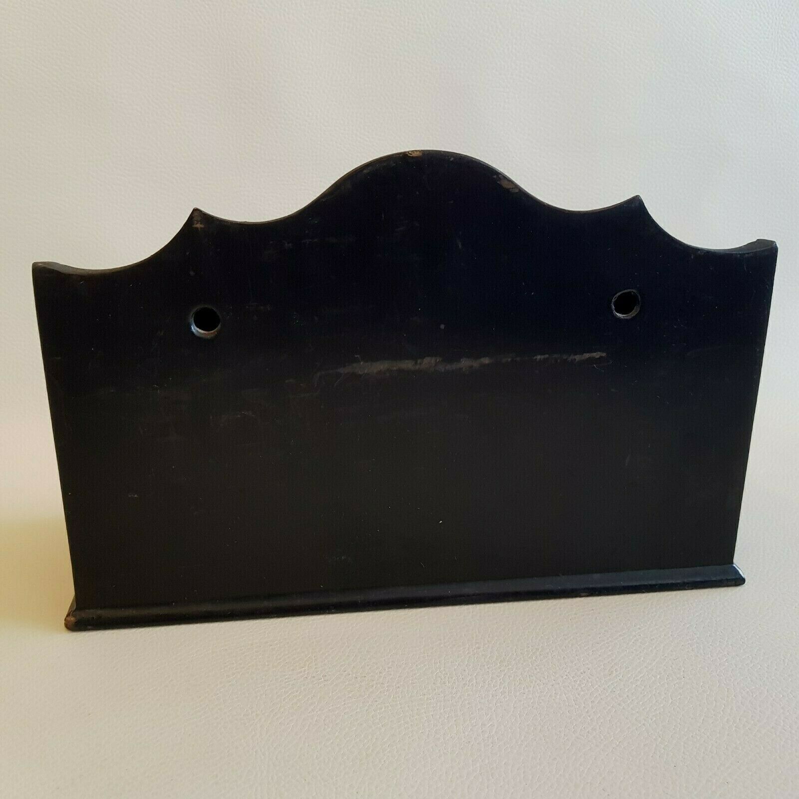 Napoleon mail door 3 in black wood-watered cardboard natural décor