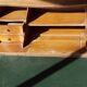 Secrétaire ancien à abattant en bois fruitier, fin XIXème s.