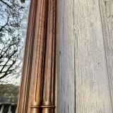 Rectangular mirror, wooden trumeau 120x139