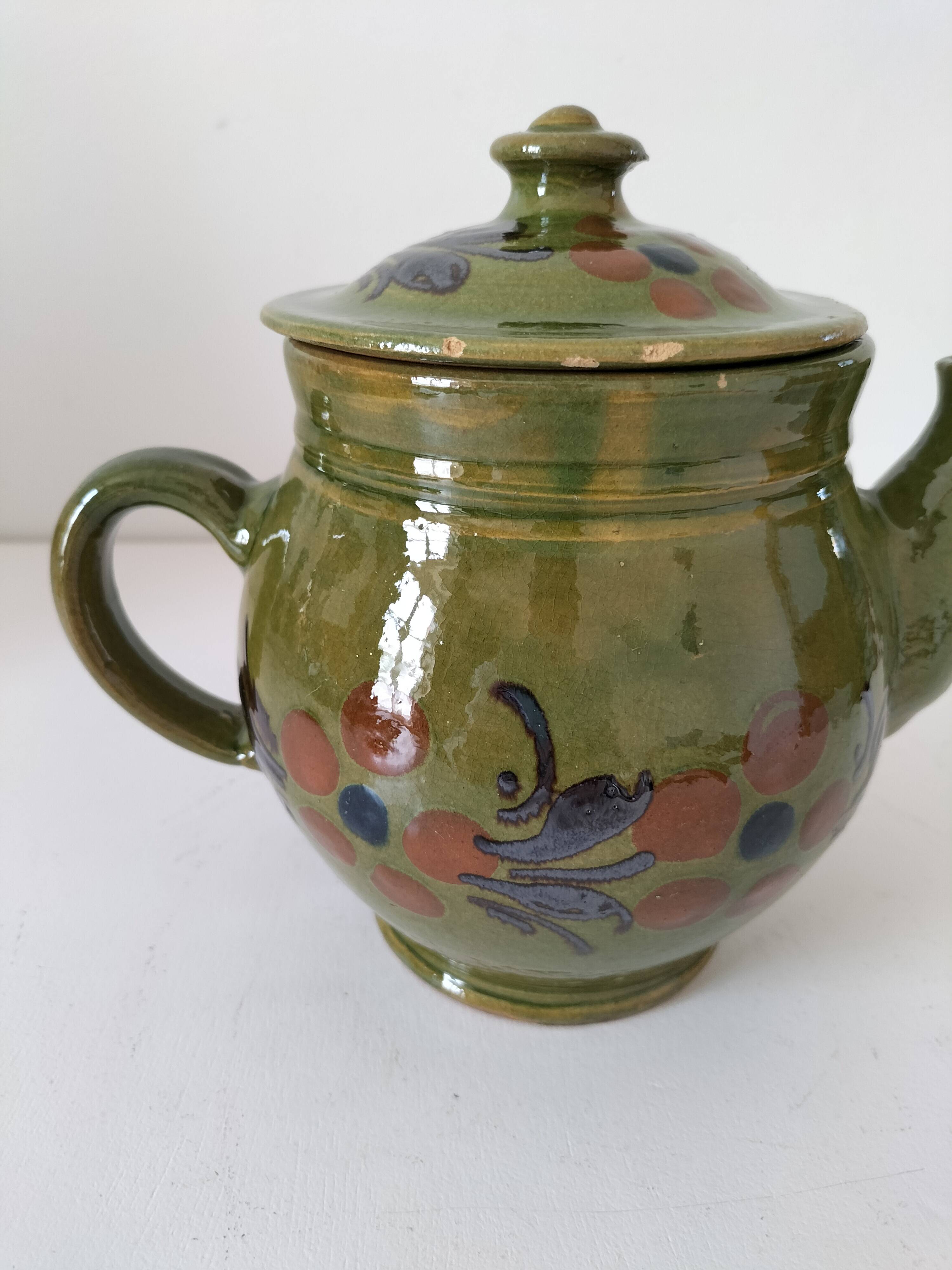 Vintage glazed stoneware jug