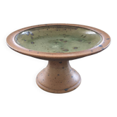 Stoneware footed bowl, Corsican crafts
