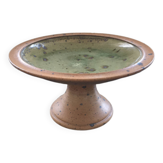 Stoneware footed cup, Corsican craftsmanship