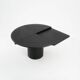 Table ronde/carrée en chêne noir