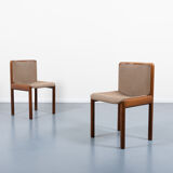 Set of 4 vintage Italian chairs 1970