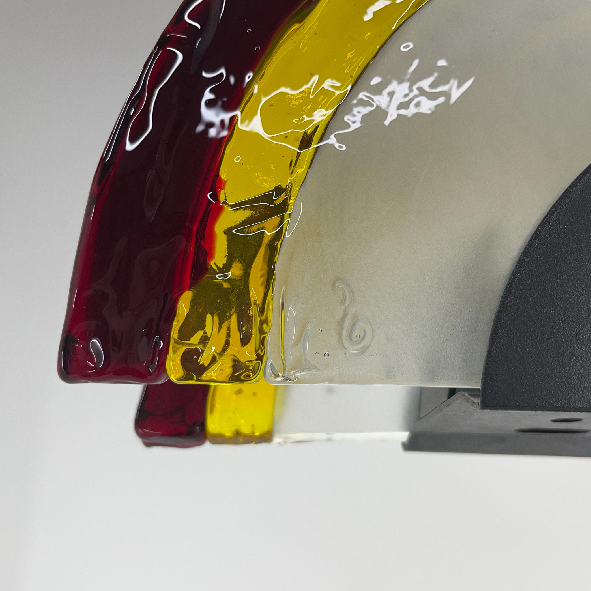 Italian AV Mazzega Floor Lamp, Labelled, 1980