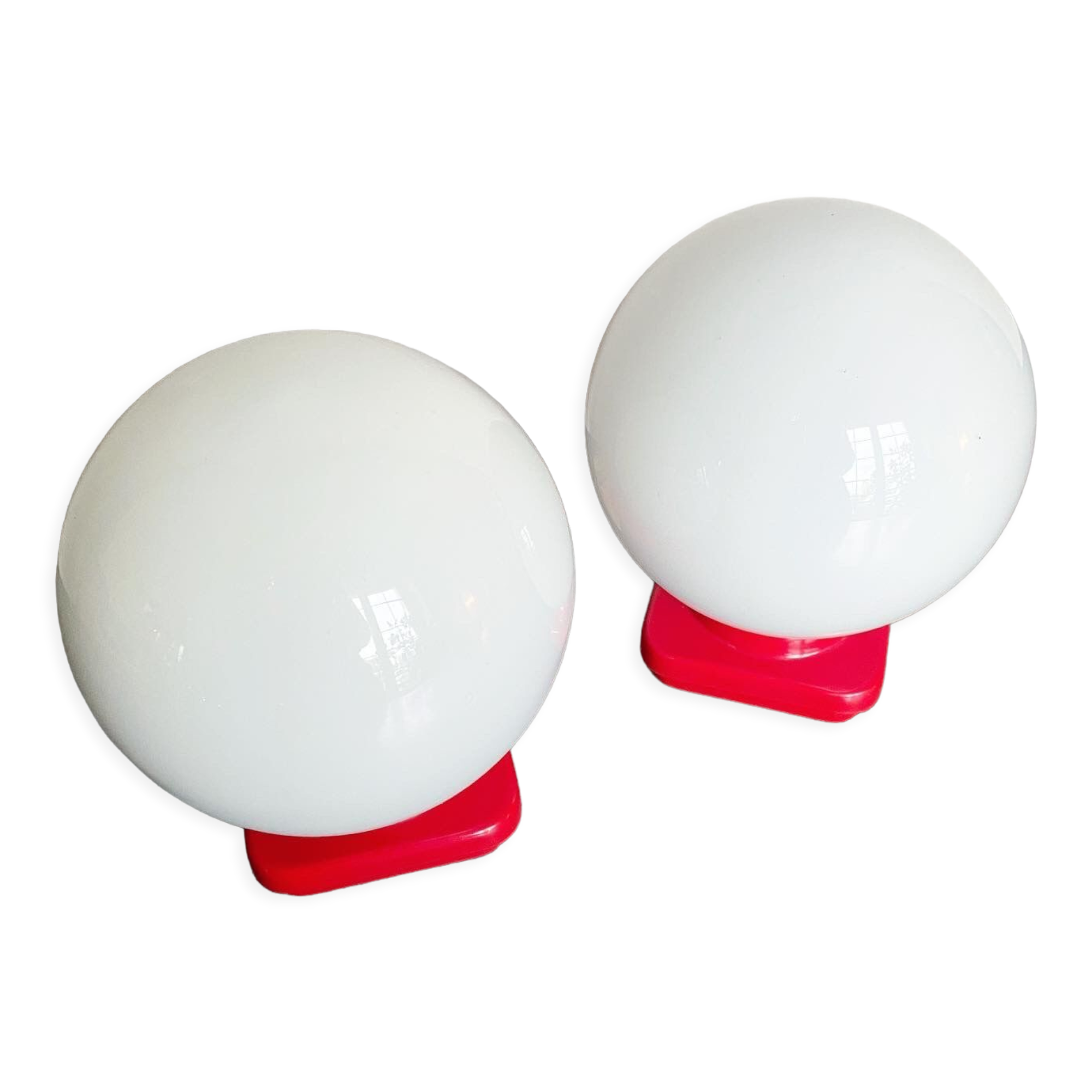 Globe wall lamps 70s