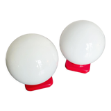 Globe wall lamps 70s