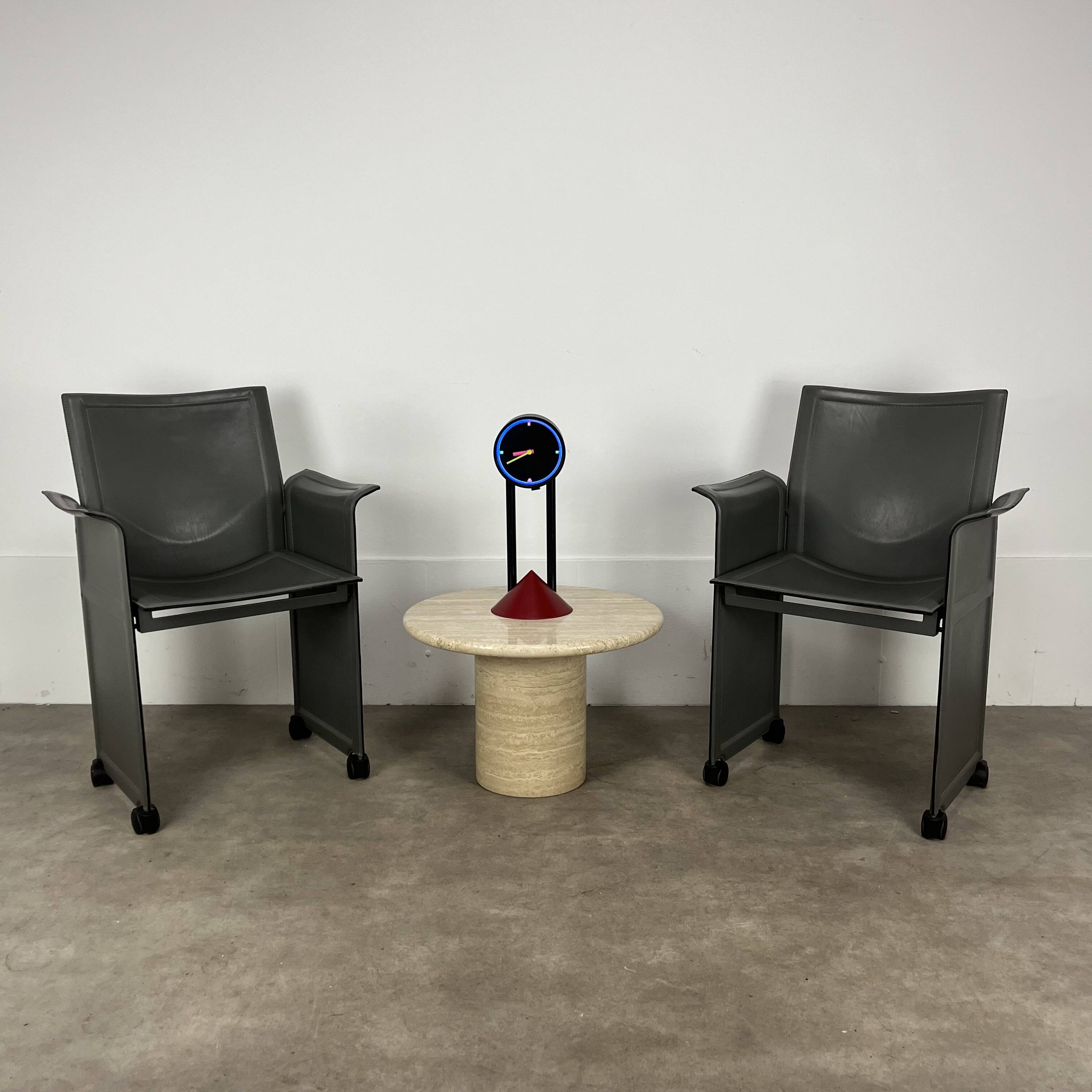 Paire de chaises Korium par Tito Agnoli pour Matteo Grassi
