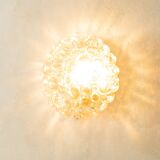 Space Age wall or ceiling lamp by Doria Leuchten, bubble glass, 1970s