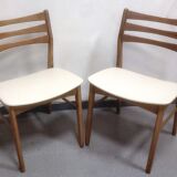 Paire de chaises vintage danoises  faldsled