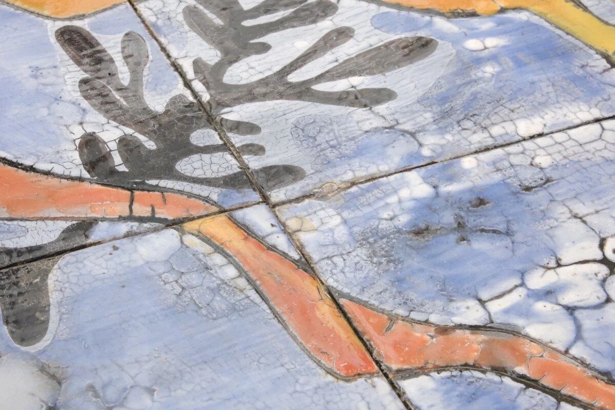 Ceramic coffee table from the Monsan Picard workshop, 1970