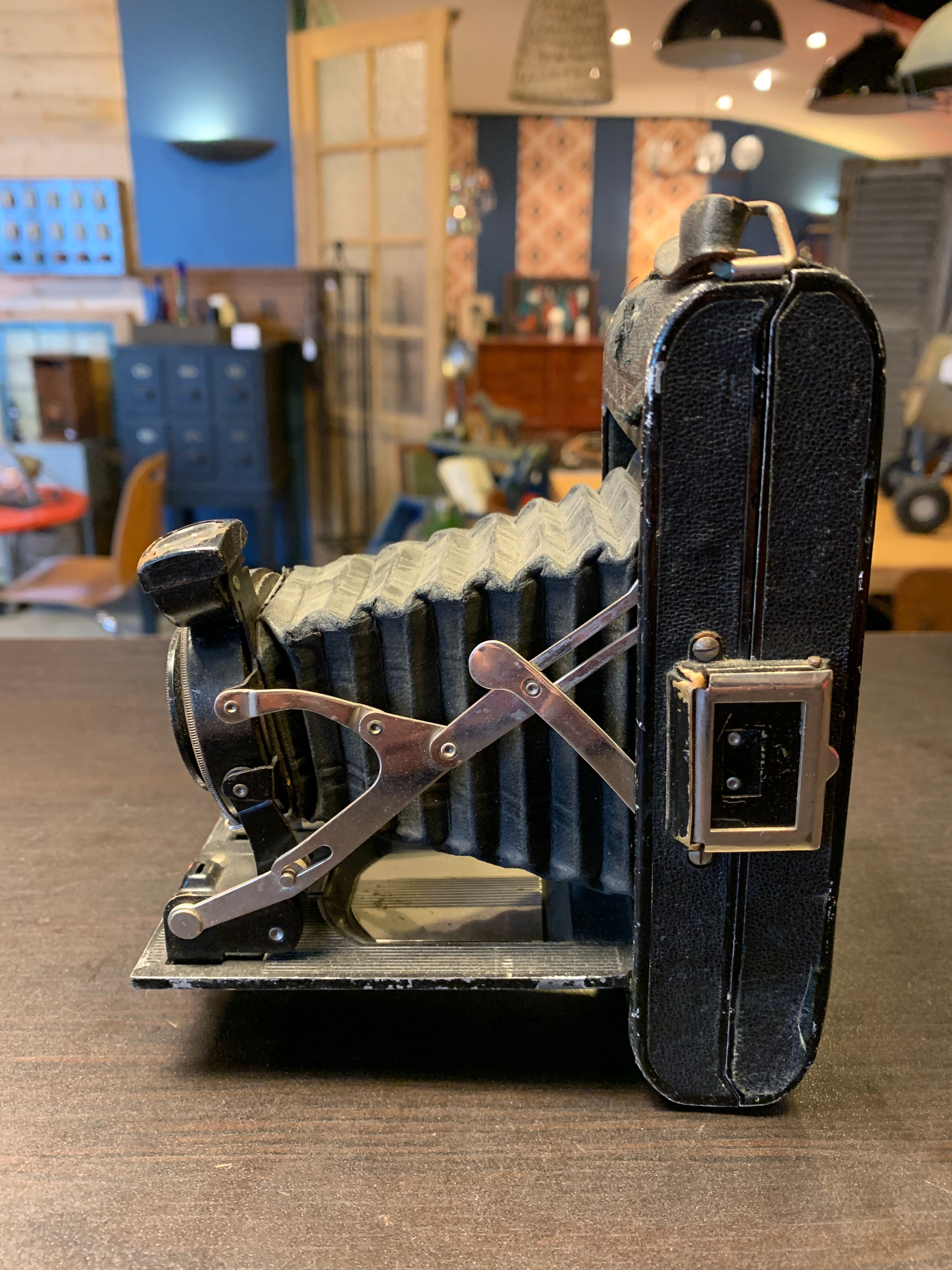 Old bellows camera
