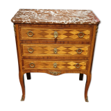 Chest of drawers 3 drawers Louis XV