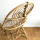 Fauteuil rotin dossier haut