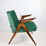 Green Bunny Armchair by Józef Chierowski, 1970s