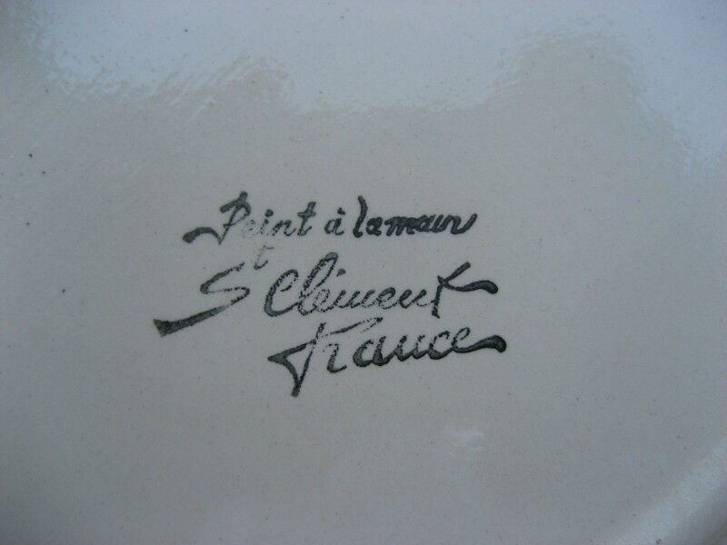 6 plates St Clement Vintage fruit