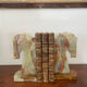 Pair of vintage onyx bookends