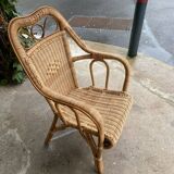 Rattan armchair