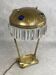 Grande lampe de bureau Jugendstil avec cristaux