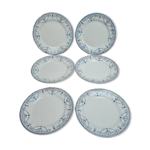 lot de 6 assiettes en - terre