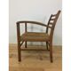 Rope and wood vintage armchair 50s