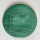 Green ceramic straw effect trivet