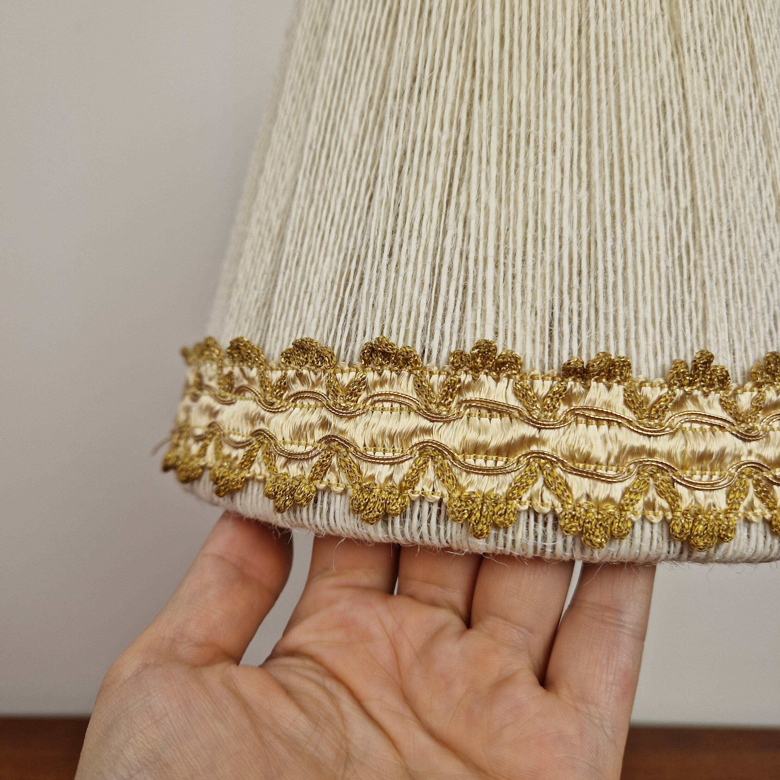 Rockabilly Brass Tripod Table Lamp, 1950s