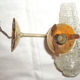 Gold metal wall and glass 1970