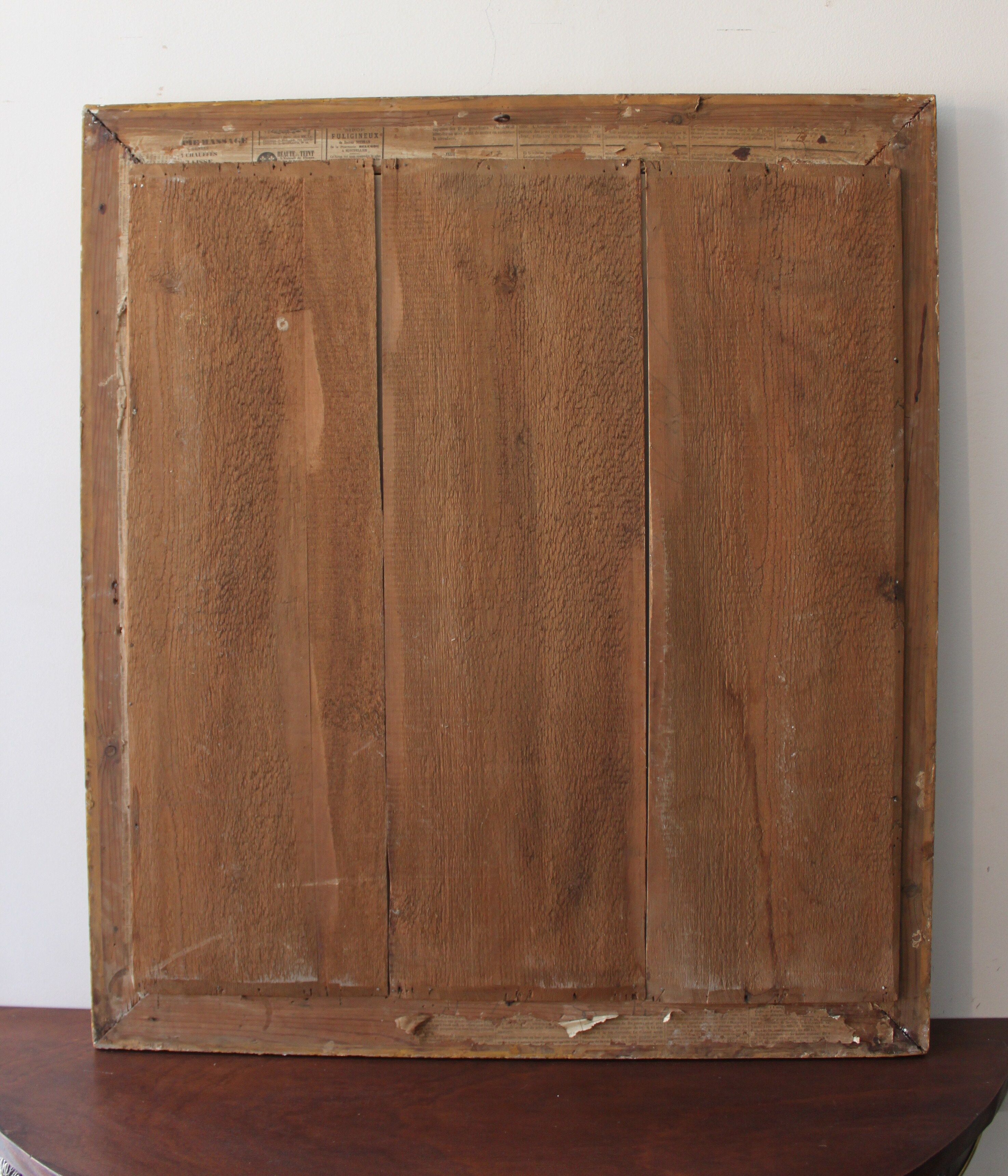 Ancient mirror gilded - 74x83cm