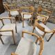 Lot of 6 Rainer Daumiller armchairs