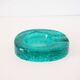 Turquoise annealed glass pocket empty