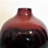 Violet blown bubble vase, 1960