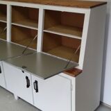 Old wooden workshop furniture
