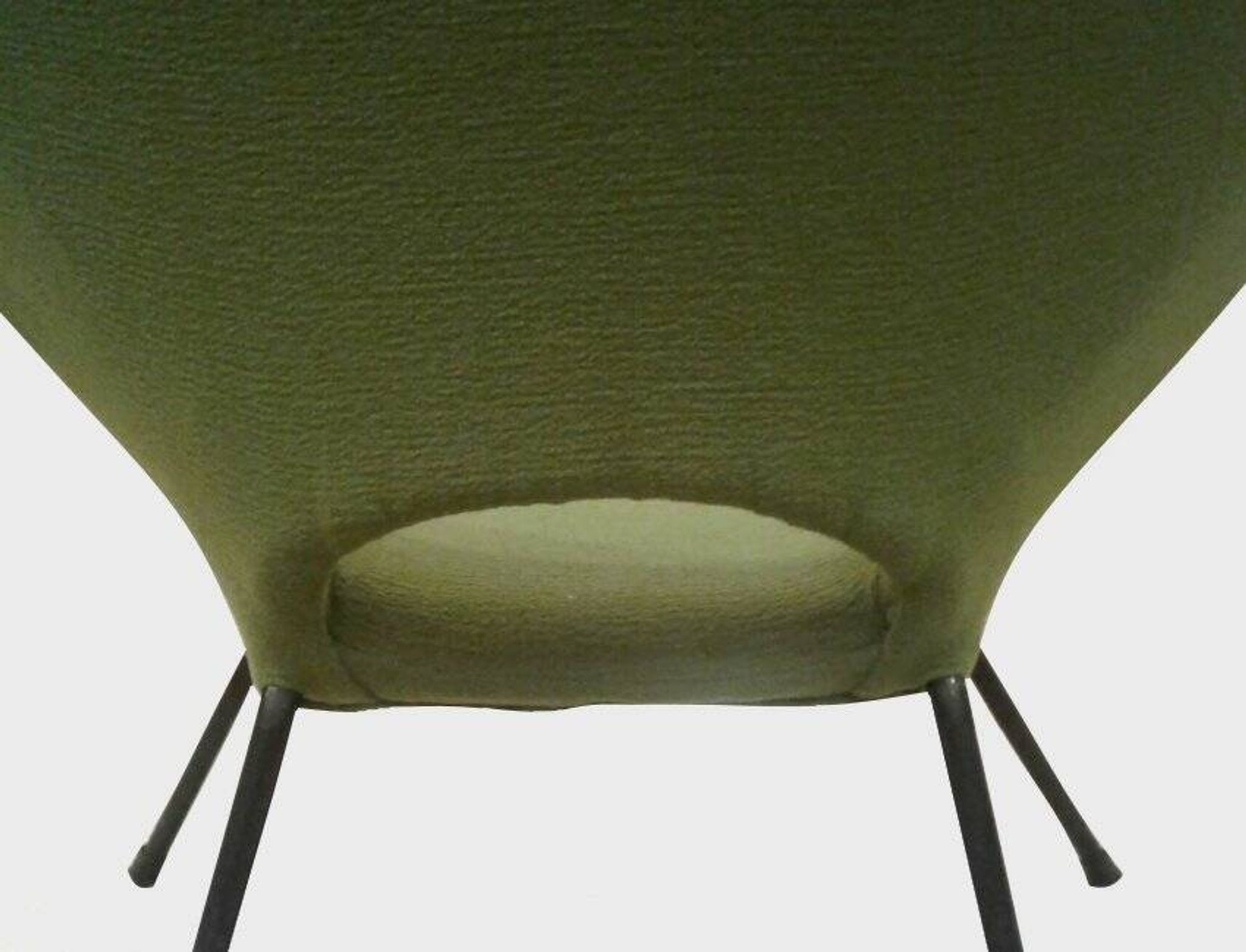 Turquoise & Green Armchairs, 1960s, Set of 2