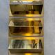 3x vintage wall lamps – brass – LIRO