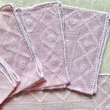 Openwork embroidered napkins