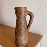 Vintage signed pyrite stoneware carafe
