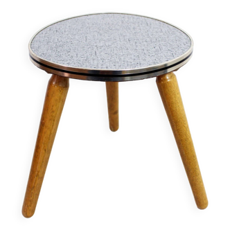 Vintage tripod pedestal table