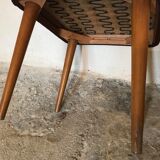 Vintage stool ottoman 1960