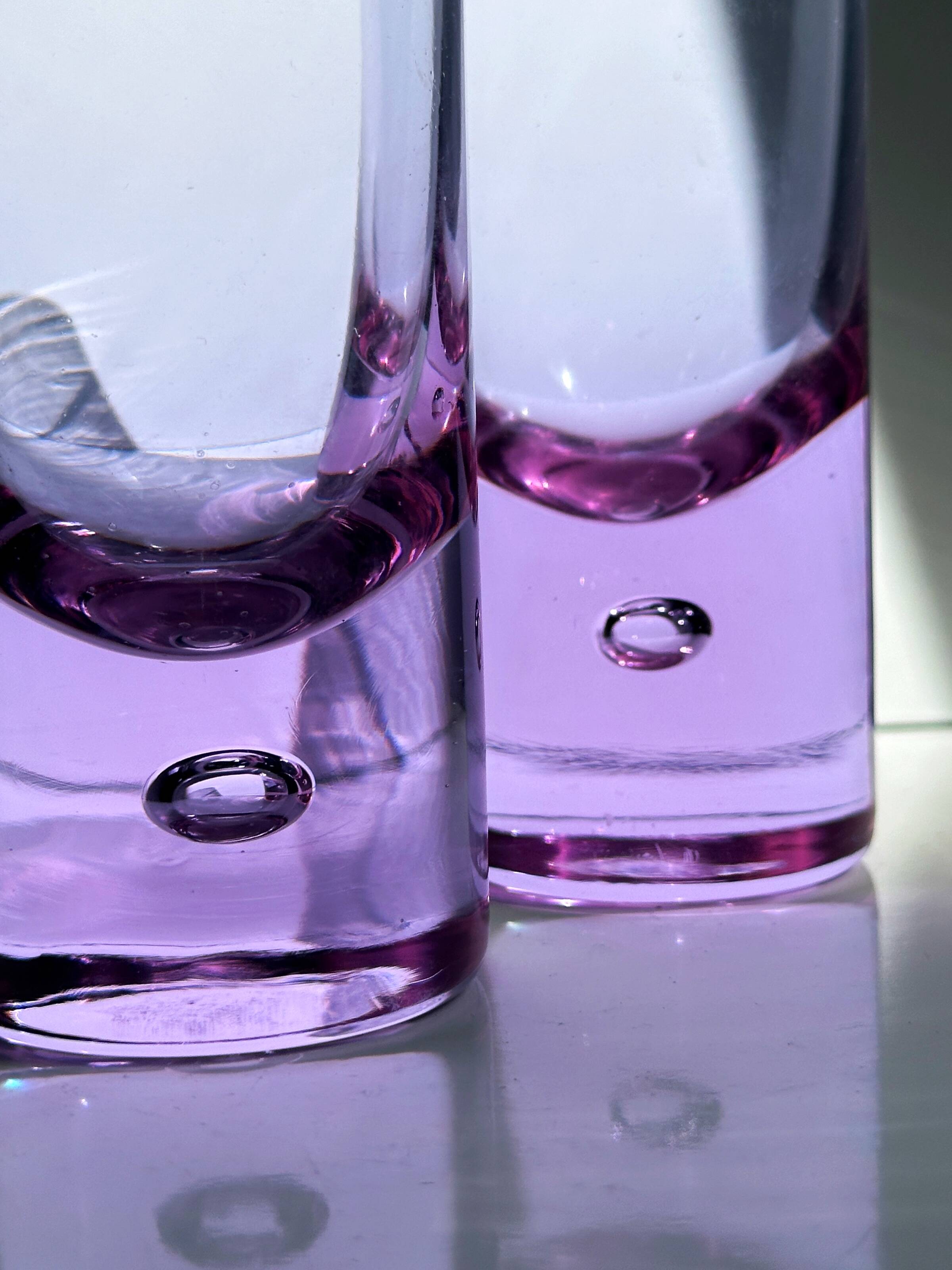 5x Verres Sergio Asti Alexandrite pour Arnolfo di Cambio