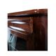 Antique Late Empire Corner Cabinet with Shelves in Mahogany from the 1840s