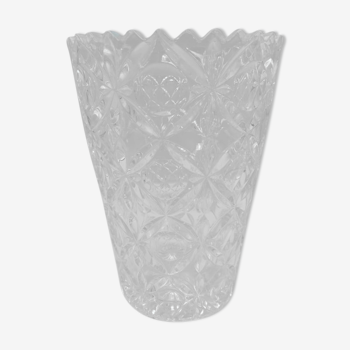 Vase en verre vintage