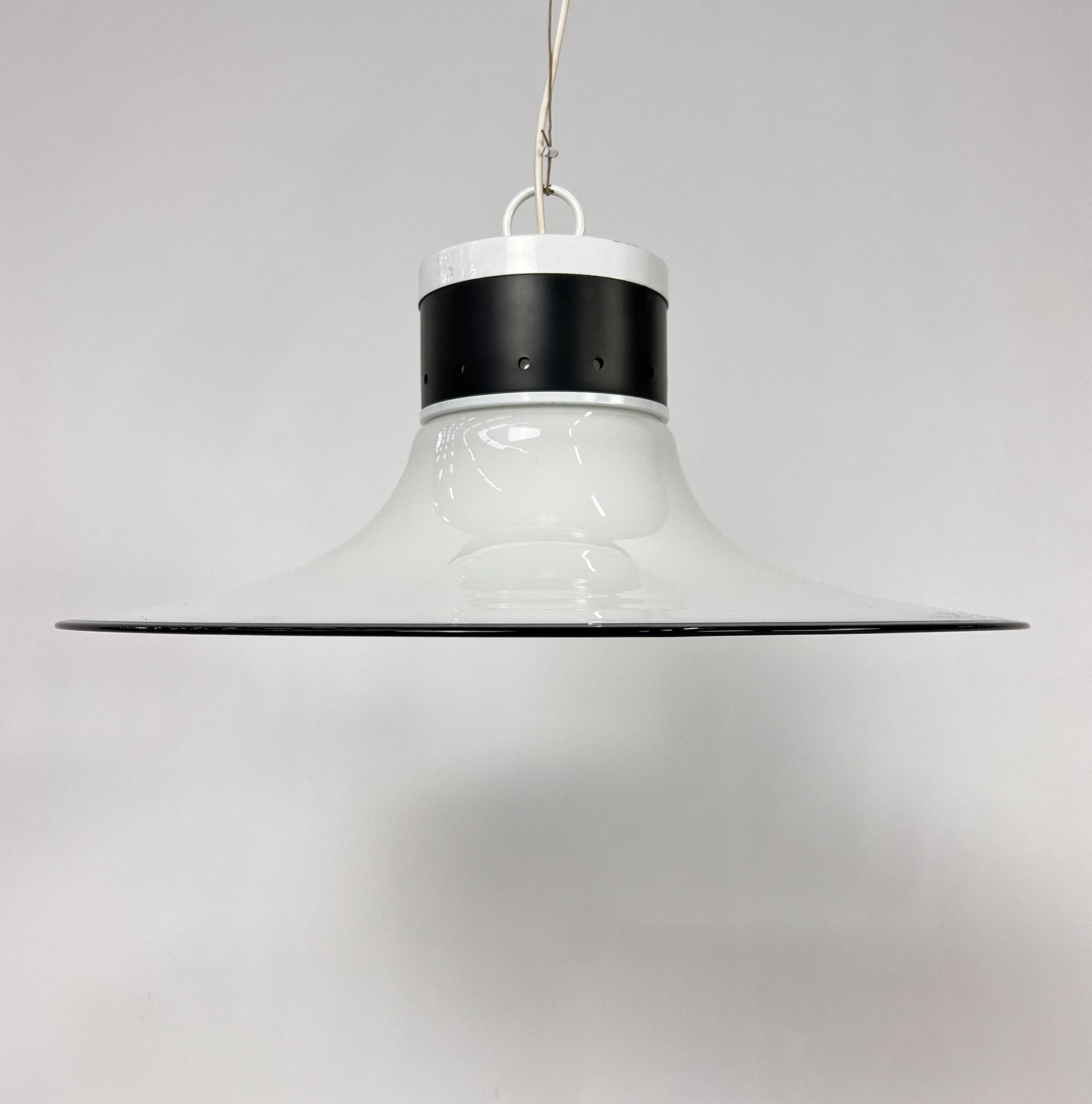 Suspension Space Age en verre de Murano, Italie, années 1960