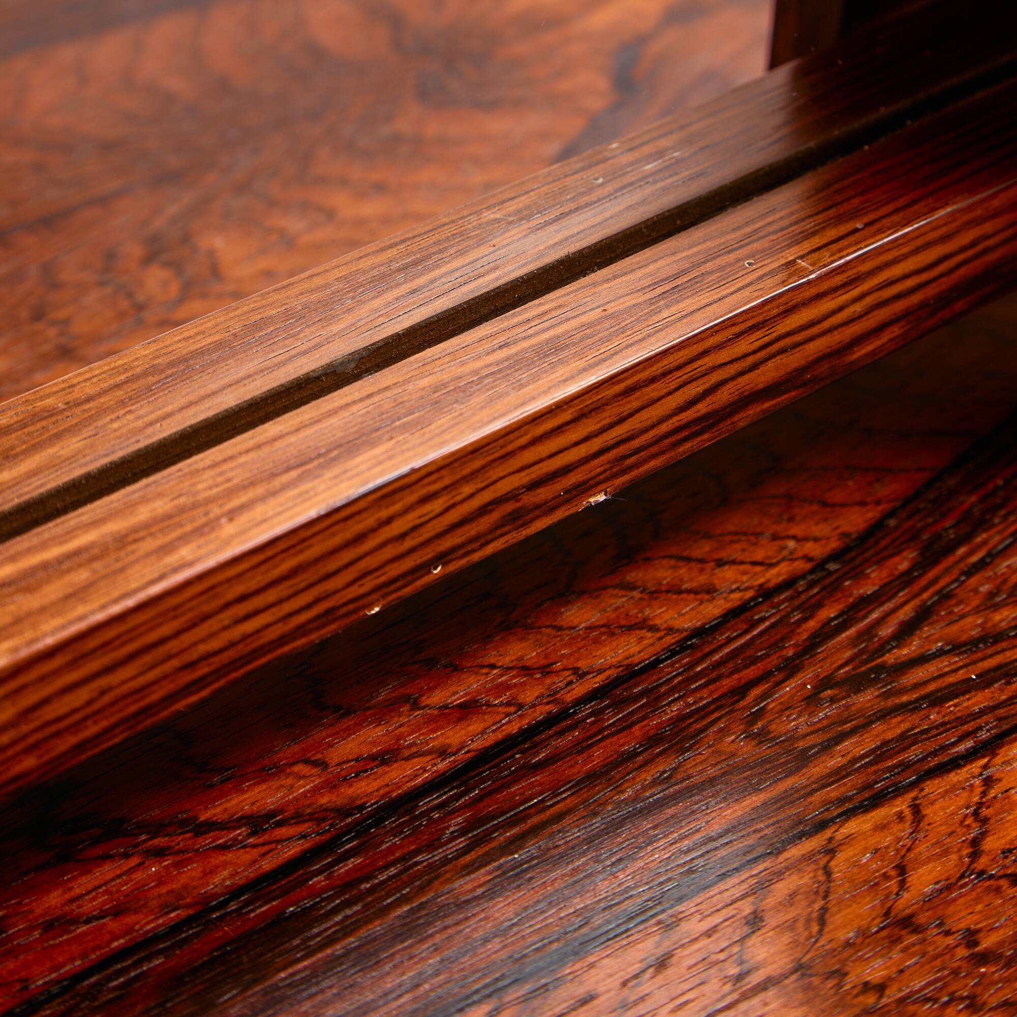 Rosewood framed mirror, Set of 2