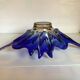 Large cobalt blue centerpiece