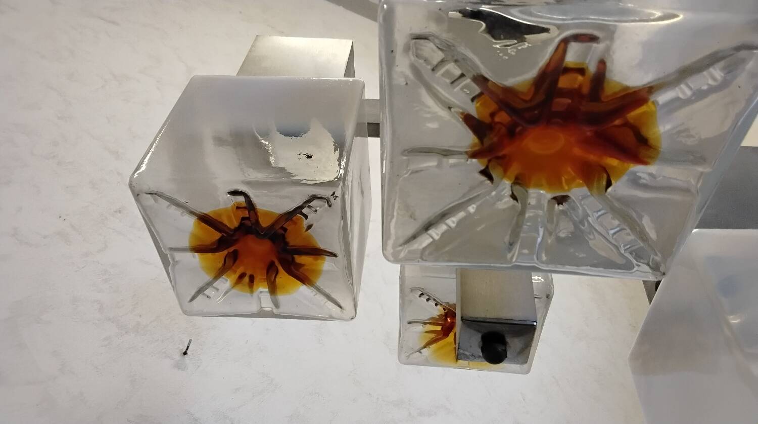 Vintage Cubic Chandelier