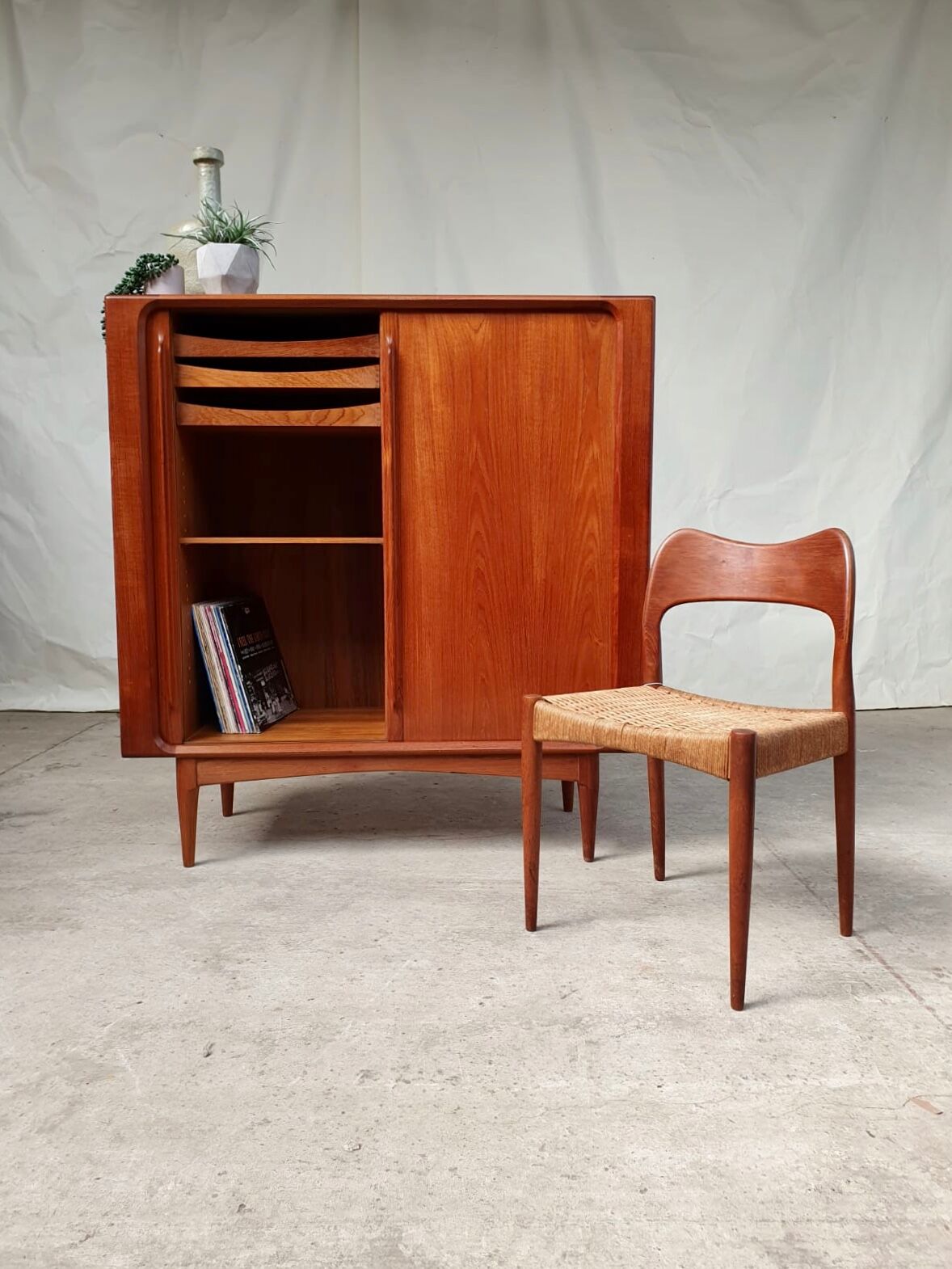 Danish drinks media cabinet by Bernhard Pederson