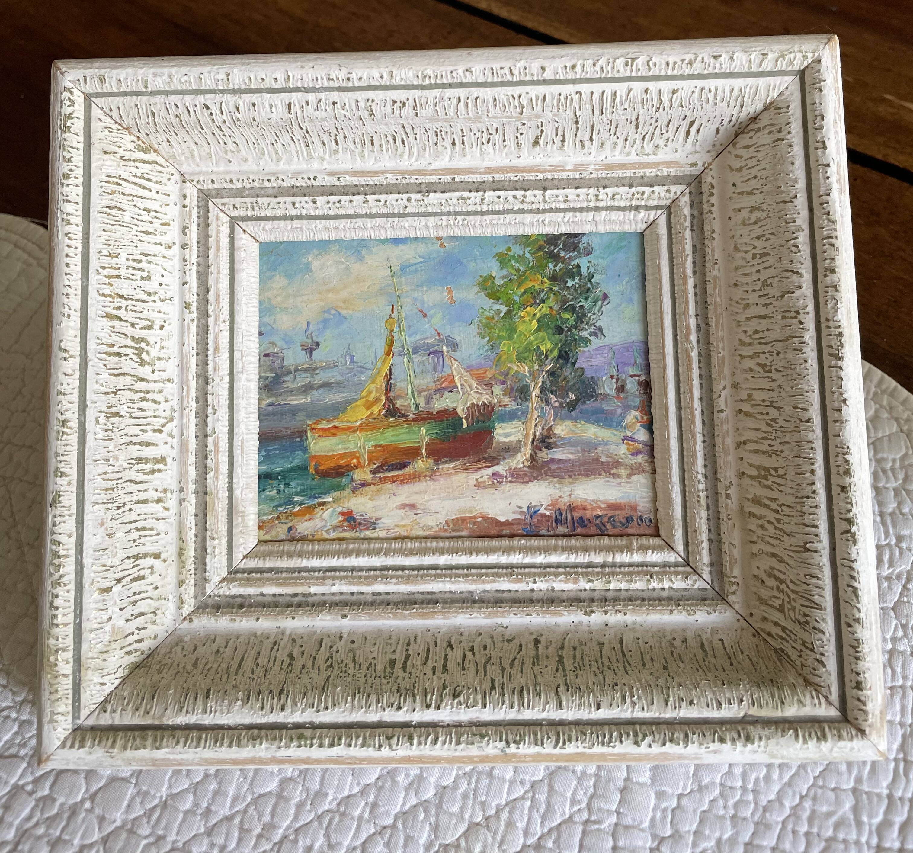 Brittany marine painting 1957