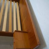 Danish Vintage Teak 'Floating' Bed, 1960s.